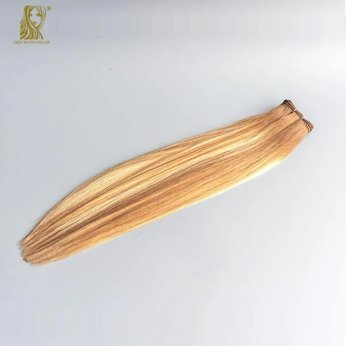 Silky straight hair extensions